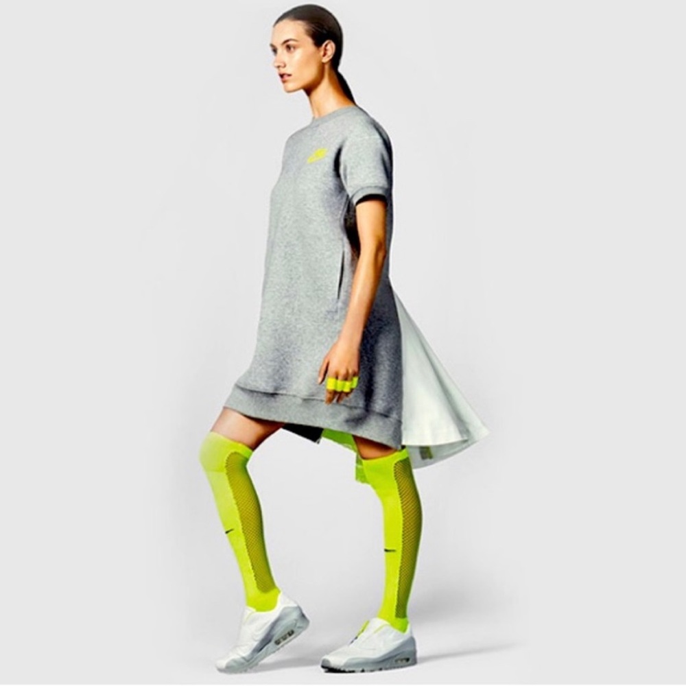 Nike x Sacai Tech Fleece Dress Size: Small Color: Grey